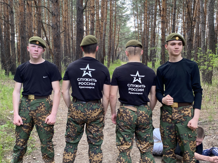 Предварительный этап сдачи на оливковый берет.