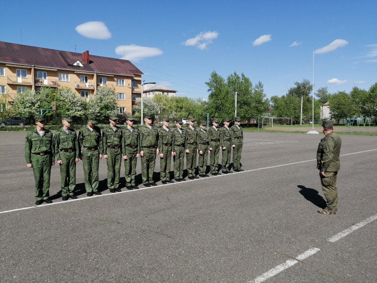 Учебные сборы кадетов Минусинского кадетского корпуса.